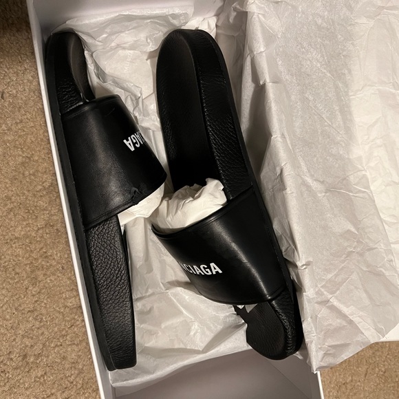 Balenciaga leather slides - Picture 8 of 9